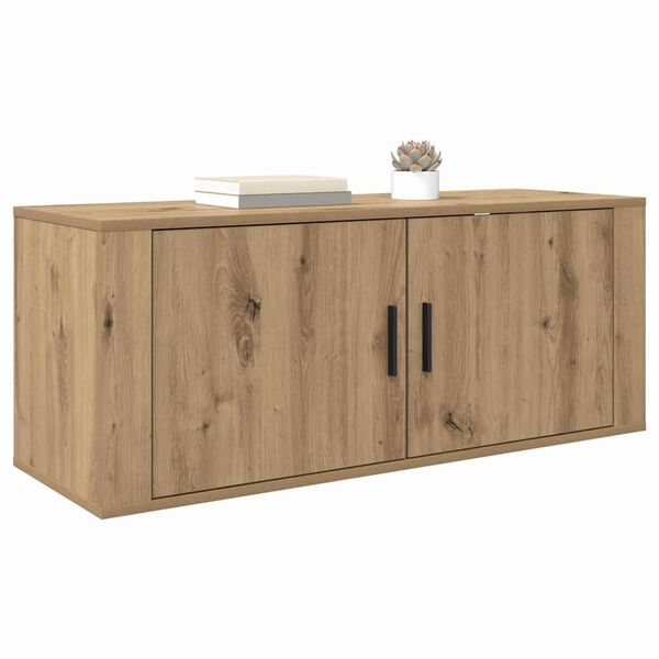 vidaXL N&aacute;stěnn&yacute; TV kabinet N&aacute;stěnn&yacute; Artisanov&yacute; dub 100 x 34,5 x 40 cm