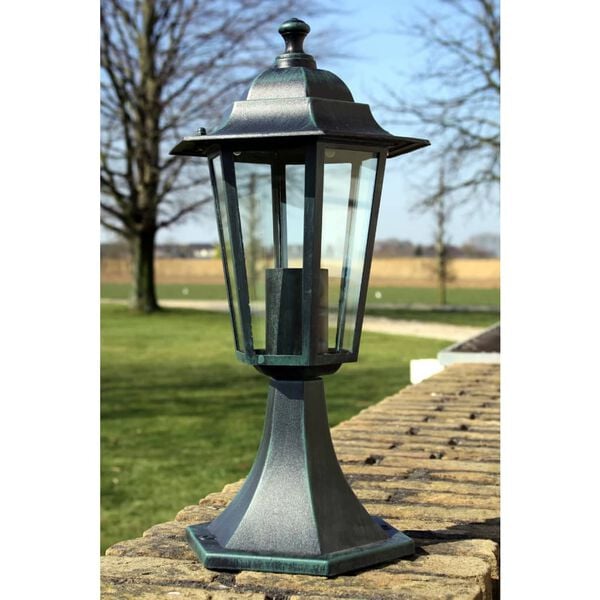 Zahradn&iacute; lampa - zelen&aacute; - 41cm