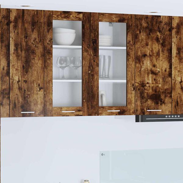 vidaXL Z&aacute;věsn&aacute; skř&iacute;ňka Kouřov&yacute; dub 80 x 31 x 80 cm kompozitn&iacute; dřevo