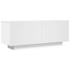 vidaXL TV skř&iacute;ňka b&iacute;l&aacute; 100 x 35 x 40 cm kompozitn&iacute; dřevo