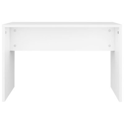 vidaXL Toaletní stolek sada bílý 86,5 x 35 x 136 cm