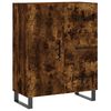 vidaXL Skř&iacute;ň highboard kouřov&yacute; dub 69,5 x 34 x 180 cm kompozitn&iacute; dřevo