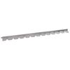 vidaXL Okraj tr&aacute;vn&iacute;ku 20 pcs 102 x 4 x 4 cm Ocel Stř&iacute;brn&aacute;