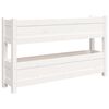 vidaXL Truhl&iacute;k b&iacute;l&yacute; 112 x 25 x 66 cm masivn&iacute; borov&eacute; dřevo