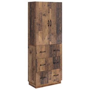 vidaXL Sada skř&iacute;něk 2 pcs Star&eacute; dřevo 66 x 34,5 x 87 cm