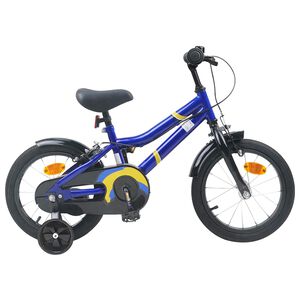 vidaXL Dětsk&eacute; Kolo 16 palců pro 4-6 let Modro-b&iacute;l&eacute;