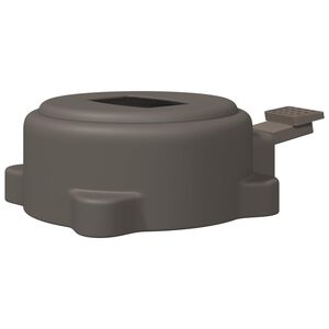 vidaXL Základna pro slunečník Stříbrná 23 x 14 x 6 cm