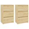 vidaXL Nočn&iacute; stolky 2 ks 40 x 29,5 x 64 cm masivn&iacute; borov&eacute; dřevo