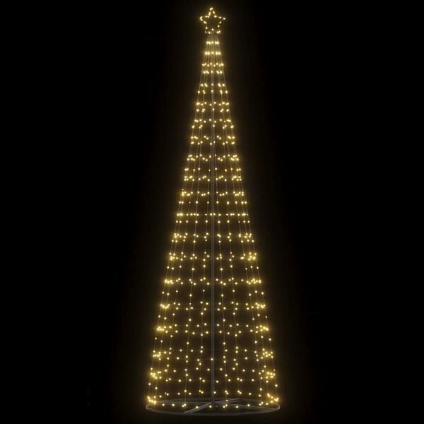 vidaXL LED v&aacute;nočn&iacute; stromek 550 tepl&yacute;ch b&iacute;l&yacute;ch LED diod 300 cm