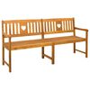 vidaXL Venkovn&iacute; lavice Př&iacute;rodn&iacute; 180 x 55,5 x 90 cm