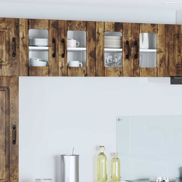 vidaXL Kuchyňsk&aacute; skř&iacute;ň 2 pcs Kouřov&yacute; dub 60 x 31 x 40 cm