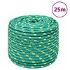vidaXL Lodn&iacute; lano zelen&eacute; 14 mm 25 m polypropylen