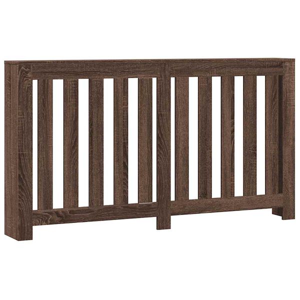 vidaXL Kryt na radi&aacute;tor hněd&yacute; dub 149 x 20 x 82 cm kompozitn&iacute; dřevo