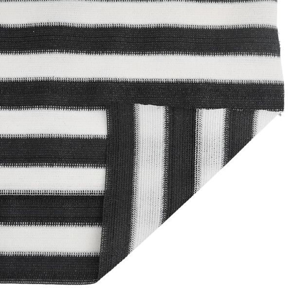 vidaXL St&iacute;nic&iacute; tkanina antracitov&aacute; a b&iacute;l&aacute; 1,8 x 50 m HDPE 195 g/m&sup2;