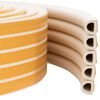 vidaXL Samolepic&iacute; okenn&iacute; těsněn&iacute; B&iacute;l&aacute; 14 x 12 mm 12 m EPDM pěna