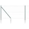 vidaXL Hexagon&aacute;ln&iacute; plot s podpěrou 50 x 1,2 m Ocel potažen&aacute; PVC Zelen&aacute;