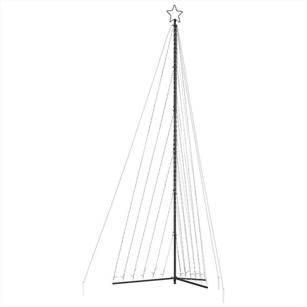 vidaXL LED vánoční stromek 789 studených bílých LED diod 476 cm