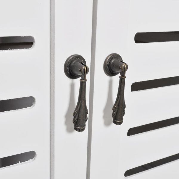 vidaXL Koupelnová skříň ''Albuquerque'' dřevo bílá 46 x 24 x 117,5 cm