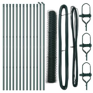 vidaXL Plotov&yacute; sloupek. Zelen&aacute;