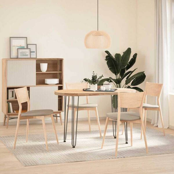 vidaXL vlásenkové nohy pro konzolové stolky 4 ks Přírodní ocel 72 cm Masivní ocel