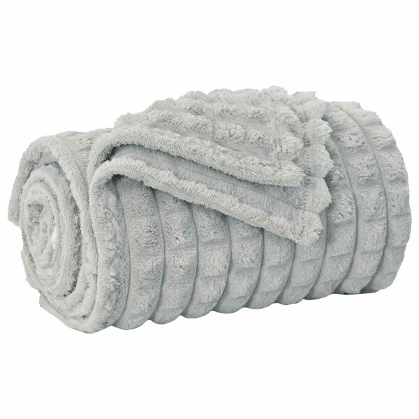 vidaXL Dekoračn&iacute; deky 6 pcs &Scaron;ed&aacute; 150 x 130 cm Fleece