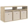 vidaXL N&iacute;zk&yacute; skř&iacute;ň se z&aacute;suvkou Sonoma dub 87 x 27,5 x 43 cm