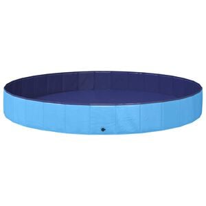 vidaXL Baz&eacute;n pro psy Modr&aacute; &Oslash;300 x 38 cm Siln&yacute; PVC