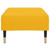 vidaXL Podnožka žlut&aacute; 78 x 56 x 32 cm samet