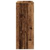 vidaXL Barový stůl s regály old wood 90x40x103,5 cm kompozitní dřevo