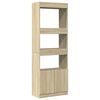 vidaXL Skř&iacute;ň highboard dub sonoma 63 x 33 x 180 cm kompozitn&iacute; dřevo