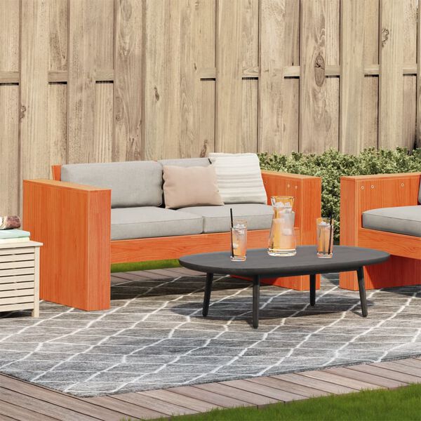 vidaXL Zahradn&iacute; pohovka 2m&iacute;stn&aacute; voskově hněd&aacute; 134x60x62 cm borovice