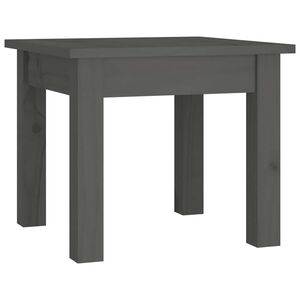 vidaXL Konferenčn&iacute; stolek &scaron;ed&yacute; 35 x 35 x 30 cm masivn&iacute; borov&eacute; dřevo