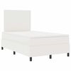 vidaXL Postel s boxspringem s čelo Kr&eacute;mov&aacute; a b&iacute;l&aacute; 120 x 190 cm