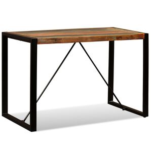 vidaXL J&iacute;deln&iacute; stůl masivn&iacute; recyklovan&eacute; dřevo 120 cm