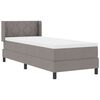 vidaXL Postel boxspring s matrac&iacute; s matrac&iacute; s čelo Taupe 80 x 200 cm