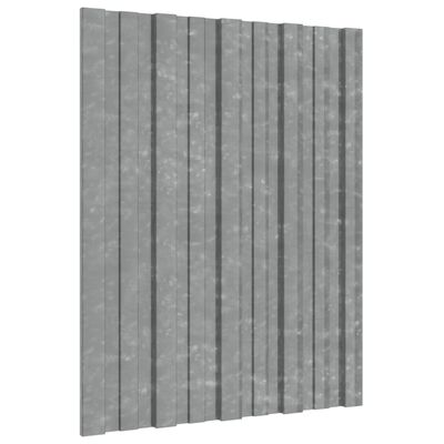 vidaXL Střešní panely 12 ks pozinkovaná ocel stříbrné 60 x 45 cm
