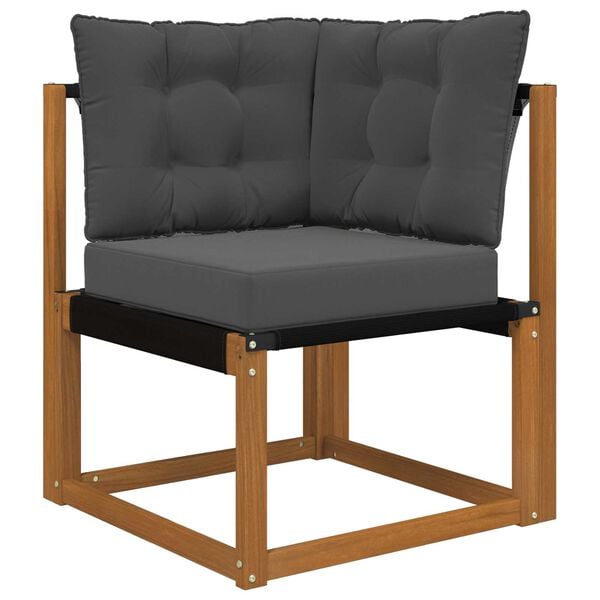 vidaXL Venkovn&iacute; pol&scaron;t&aacute;ř na pohovku 3 pcs Antracit Polyester