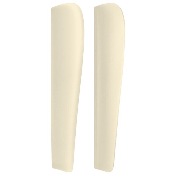 vidaXL Čelo postele typu u&scaron;&aacute;k kr&eacute;mov&eacute; 103 x 23 x 118/128 cm uměl&aacute; kůže