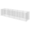 vidaXL Gabionov&yacute; vyv&yacute;&scaron;en&yacute; z&aacute;hon pozinkovan&aacute; ocel 450 x 90 x 100 cm