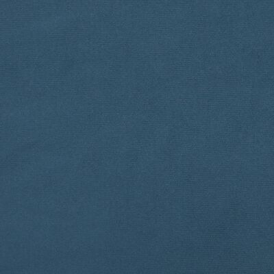 vidaXL Rám postele tmavě modrý 120 x 200 cm samet