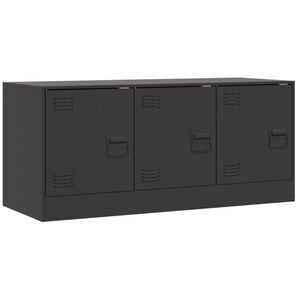 vidaXL TV skř&iacute;ňka čern&aacute; 99 x 39 x 44 cm ocel