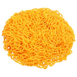 vidaXL V&yacute;stražn&yacute; řetěz žlut&yacute; 100 m &Oslash; 6 mm plast