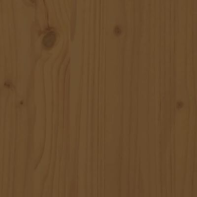 vidaXL Zahradní lavice medově hnědá 80x38x45 cm masivní borové dřevo