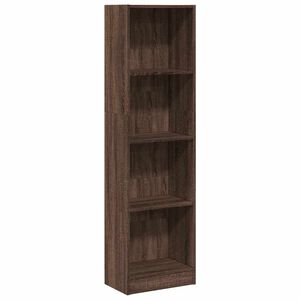 vidaXL Knihovna hněd&yacute; dub 40 x 24 x 143 cm kompozitn&iacute; dřevo