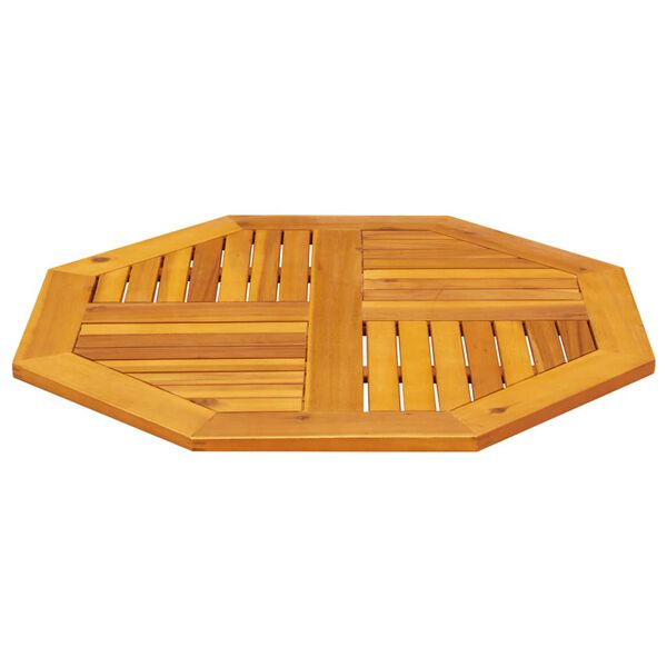 vidaXL Stolní deska 80 x 80 x 2,2 cm osmihranná masivní akáciové dřevo