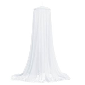 vidaXL Moskyti&eacute;ra nad postel 220 s&iacute;ťovina b&iacute;l&aacute; 56 x 56 x 220 cm