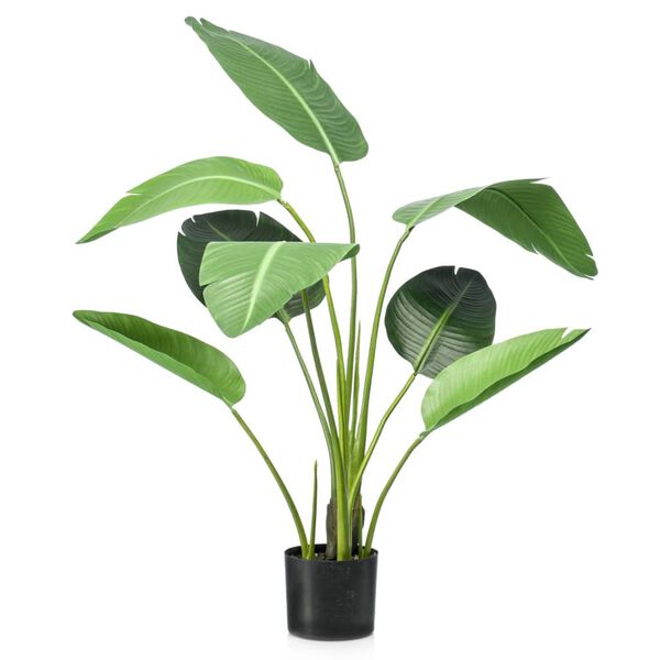 Emerald Uměl&aacute; Strelitzia 120 cm v květin&aacute;či