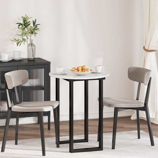 vidaXL Deska stolu B&iacute;l&aacute; s vysok&yacute;m leskem 60 x 60 x 1,5 cm