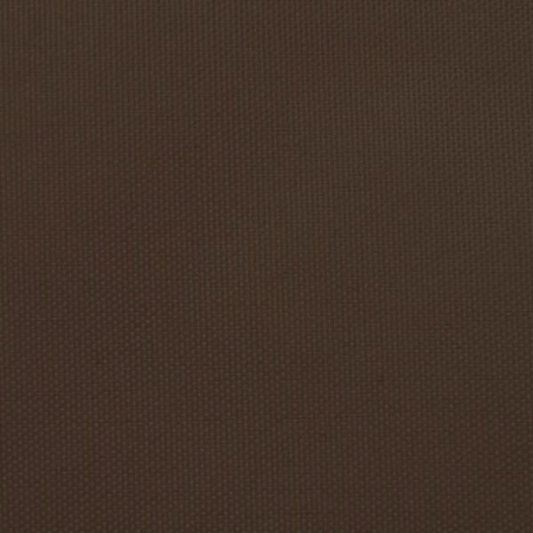 vidaXL Stínící plachta oxfordská látka trojúhelníková 3x3x3 m hnědá