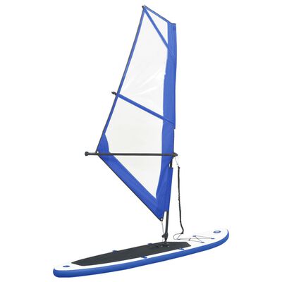 vidaXL Nafukovací Stand Up Paddleboard s plachtou modro-bílý